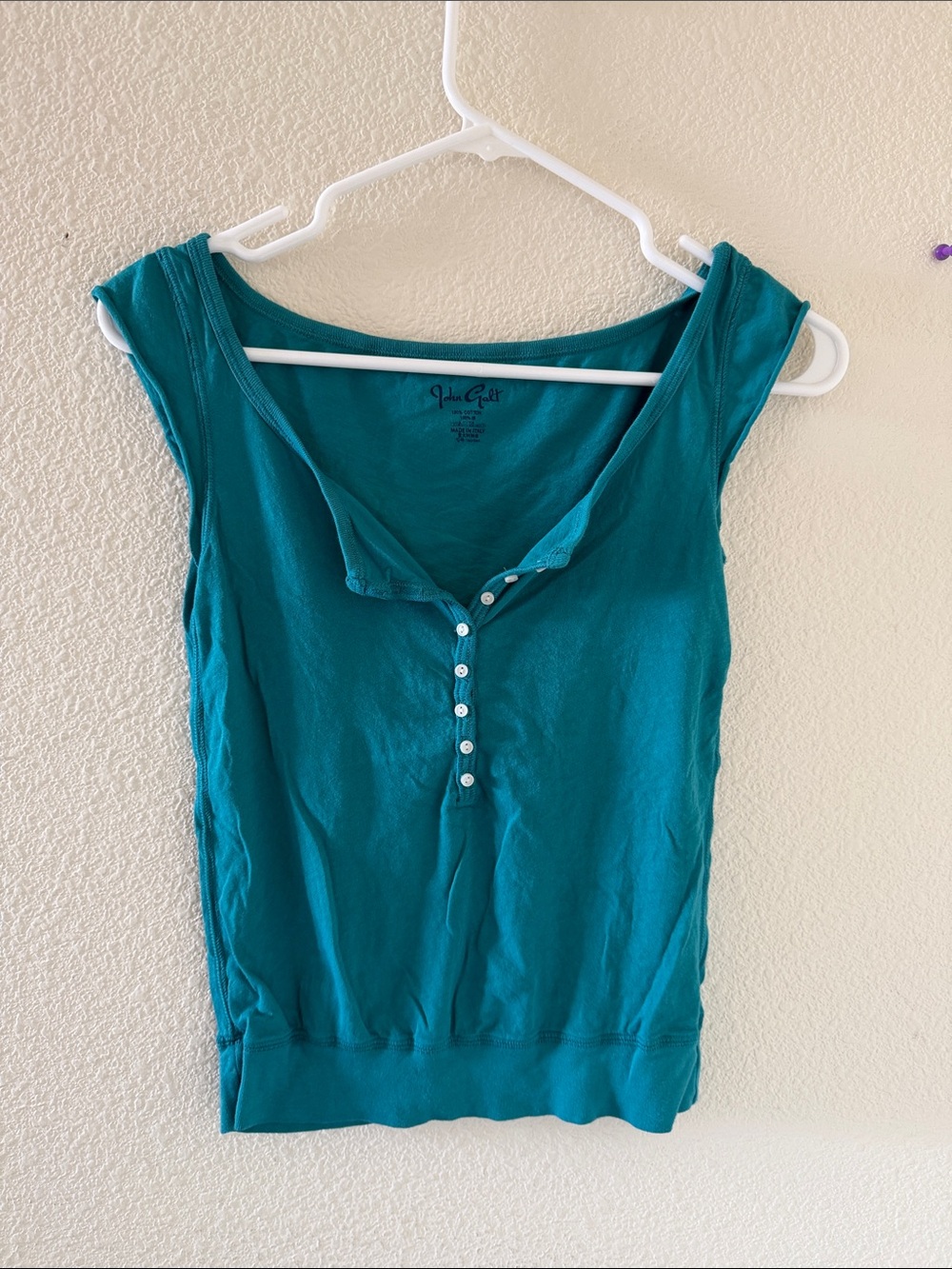 Brandy Melville Teal Zelly top